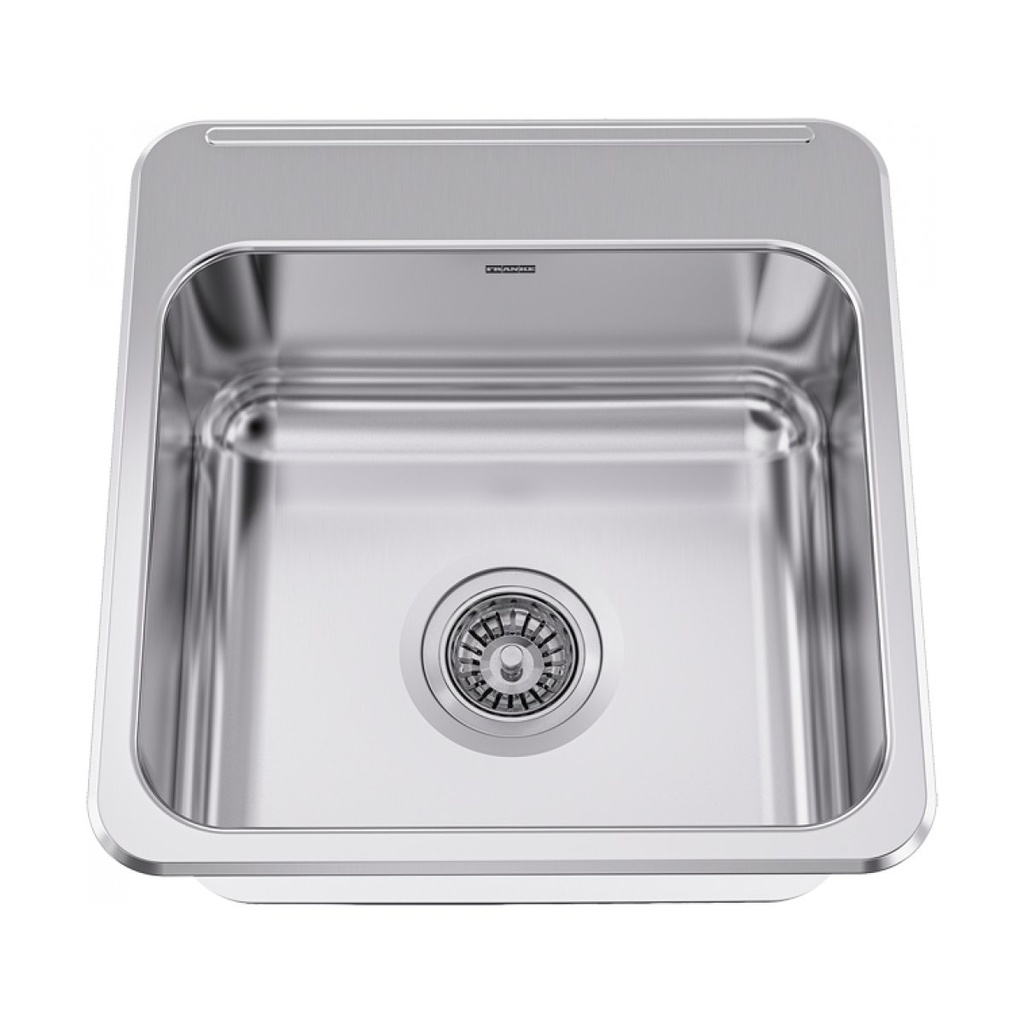 Franke LBS4607-1-3 Single Bowl Sink With Ledge Stainless Steel