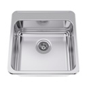 Franke LBS6807-2 Single Bowl Sink With Ledge Stainless Steel