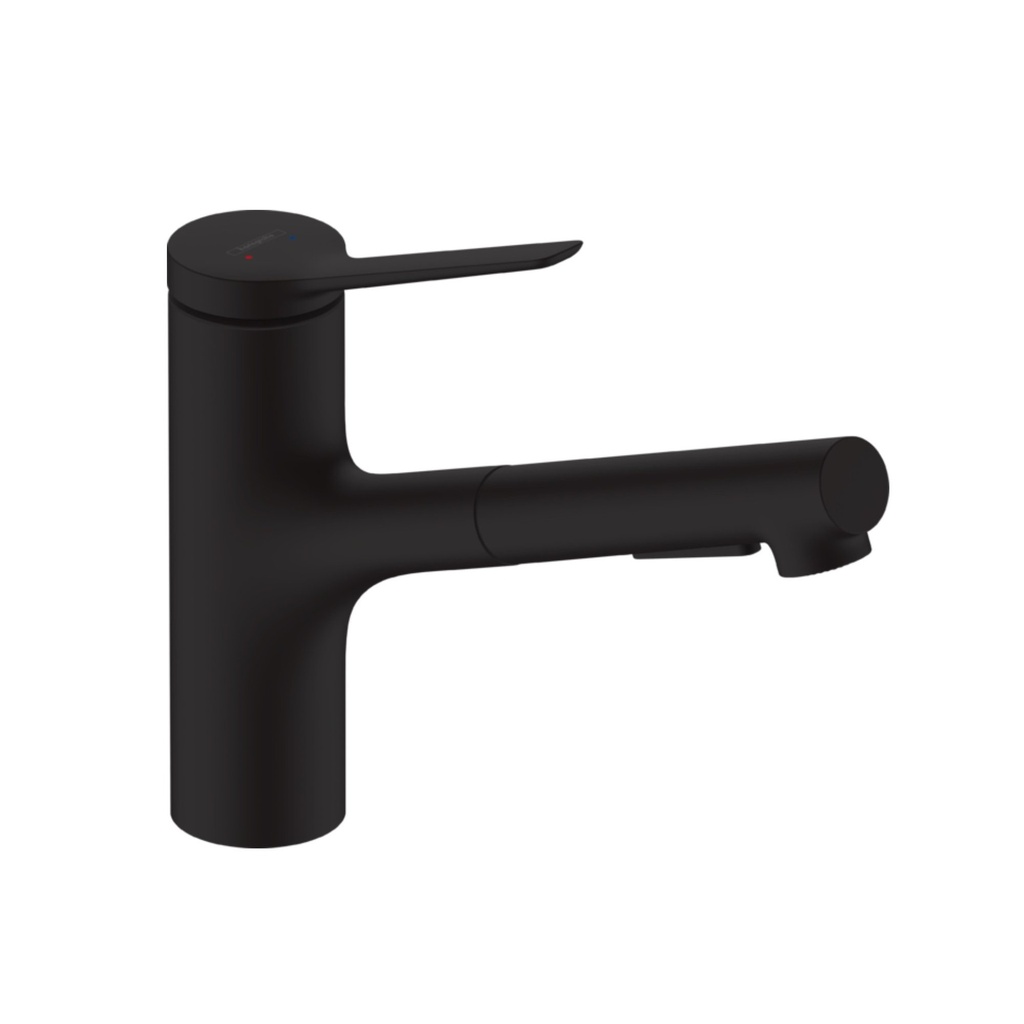 Hansgrohe 74800671 Zesis Kitchen Faucet 2-Spray Pull-Out Matte Black