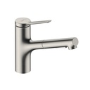 Hansgrohe 74800801 Zesis Kitchen Faucet 2-Spray Pull-Out Steel Optic