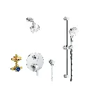 Grohe 29429000 Cosmopolitan 2-Handle Pressure Balance Shower Bundle StarLight Chrome