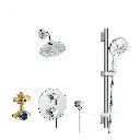 Grohe 29431000 Timeless Pressure Balance Shower Set StarLight Chrome