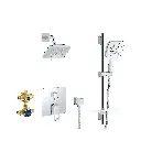 Grohe 29433000 Eurocube Pressure Balance Shower Set