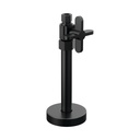 Brizo BT021204-BL Straight Supply Stop Valve with Cross Handle Matte Black