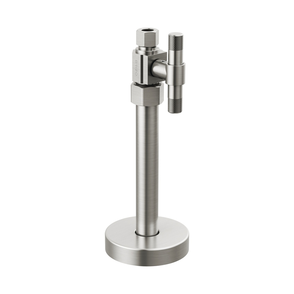 Brizo BT021205-NK Straight Supply Stop Valve with Lever Handle Brilliance Luxe Nickel