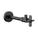 Brizo BT022204-BL Angled Supply Stop Valve with Cross Handle Matte Black