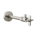 Brizo BT022204-BN Angled Supply Stop Valve with Cross Handle Brilliance Brushed Nickel