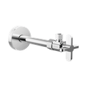 Brizo BT022204-PC Angled Supply Stop Valve with Cross Handle Polished Chrome