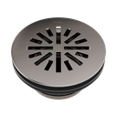 Brizo BT051414-BNX Essential 4" Prefab Round Shower Drain Brilliance Black Onyx