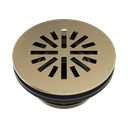 Brizo BT051414-GL Essential 4" Prefab Round Shower Drain Brilliance Luxe Gold