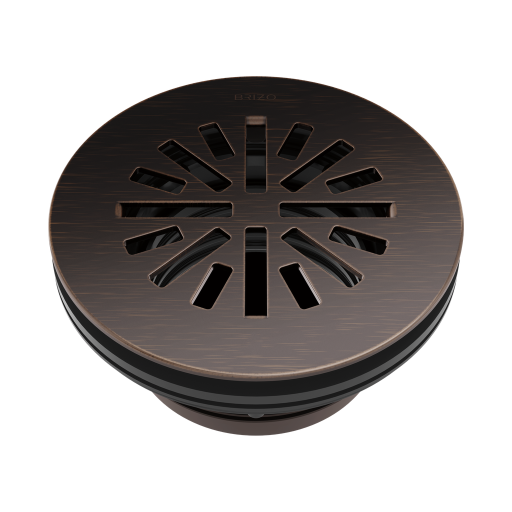 Brizo BT051414-RB Essential 4" Prefab Round Shower Drain Venetian Bronze