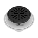 Brizo BT061414-BL Essential 4" Tile-In Round Shower Drain Matte Black