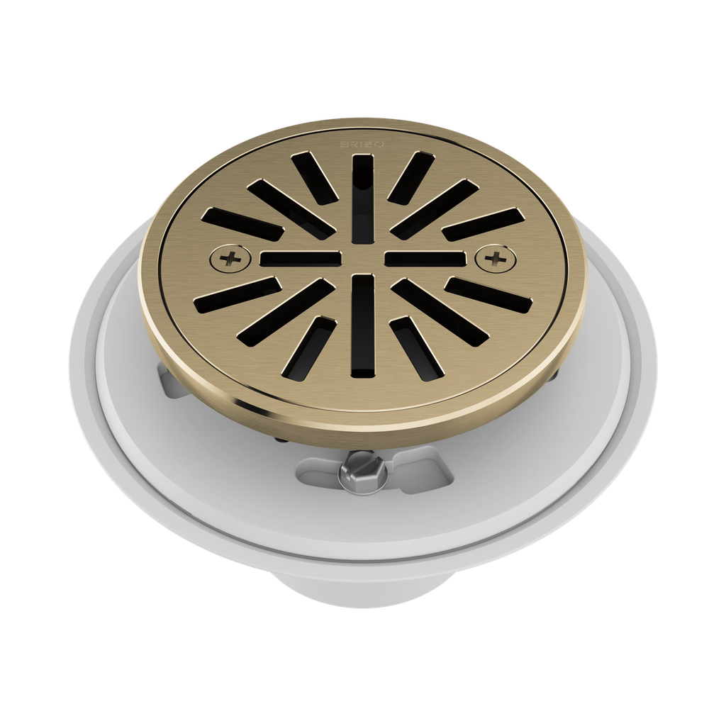 Brizo BT061414-GL Essential 4" Tile-In Round Shower Drain Brilliance Luxe Gold
