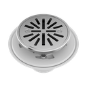 Brizo BT061414-PC Essential 4" Tile-In Round Shower Drain Polished Chrome