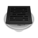 Brizo BT062415-BL Essential 4" Tile-In Square Shower Drain Matte Black