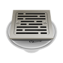 Brizo BT062415-BN Essential 4" Tile-In Square Shower Drain Brilliance Brushed Nickel