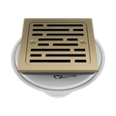 Brizo BT062415-GL Essential 4" Tile-In Square Shower Drain Brilliance Luxe Gold