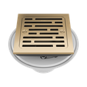 Brizo BT062415-PG Essential 4" Tile-In Square Shower Drain Brilliance Polished Gold