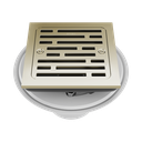 Brizo BT062415-PN Essential 4" Tile-In Square Shower Drain Brilliance Polished Nickel