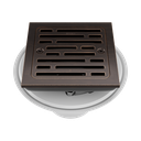 Brizo BT062415-RB Essential 4" Tile-In Square Shower Drain Venetian Bronze
