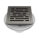 Brizo BT062415-SL Essential 4" Tile-In Square Shower Drain Brilliance Luxe Steel