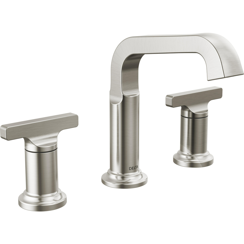 Delta 35587-SS-PR-DST Tetra Two Handle Widespread Bathroom Faucet Stainless