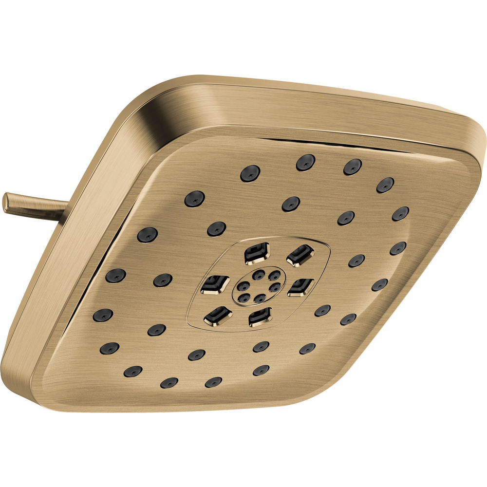 Delta 52460-CZ-PR H2Okinetic 4-Setting Shower Head With Ultrasoak Champagne Bronze