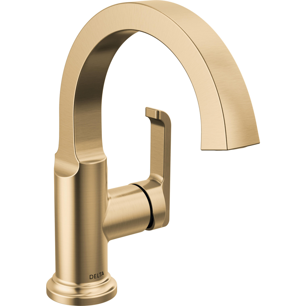 Delta 588SH-CZ-PR-DST Tetra Single Handle Bathroom Faucet Champagne Bronze