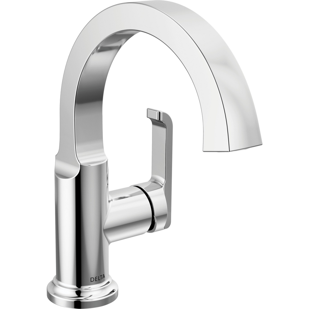 Delta 588SH-PR-DST Tetra Single Handle Bathroom Faucet Chrome