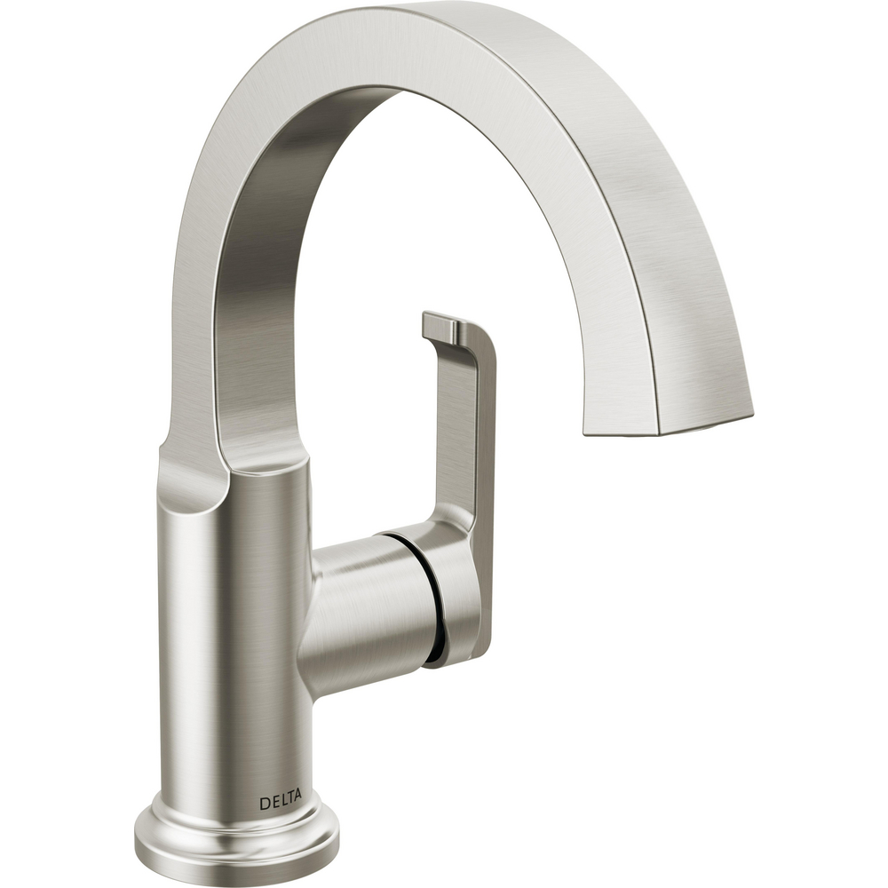 Delta 588SH-SS-PR-DST Tetra Single Handle Bathroom Faucet Stainless