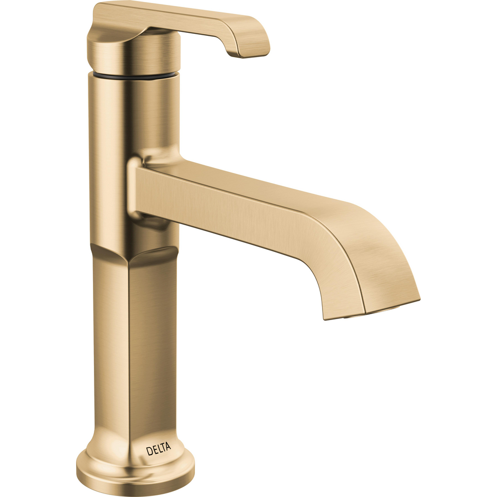 Delta 589-CZ-PR-DST Tetra Single Handle Bathroom Faucet Champagne Bronze