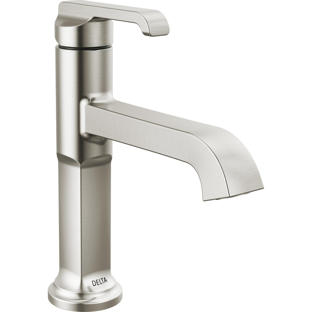 Delta 589-SS-PR-LPU-DST Tetra Single Handle Bathroom Faucet Stainless