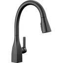 Delta 9183-BL-DST Mateo Single Handle Pull-Down Kitchen Faucet Matte Black