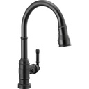 Delta 9190T-BL-DST Broderick Pull-Down Kichen Faucet Touch2O Matte Black