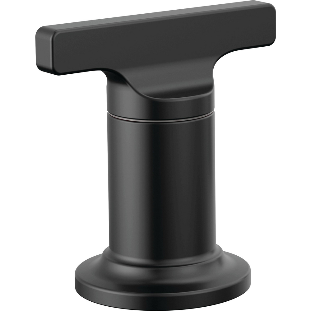 Delta H590BL Tetra Roman Tub Handles T-Lever Matte Black