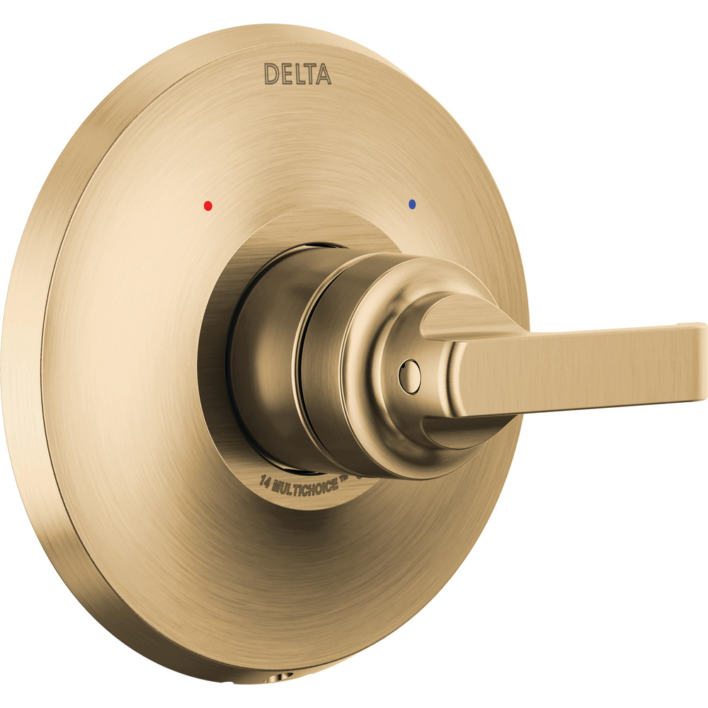 Delta T14089-CZ-PR Tetra 14 Series Valve Only Trim Lumicoat Champagne Bronze
