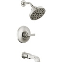 Delta T14489-SS-PR Tetra 14 Series Tub Shower Trim Lumicoat Stainless