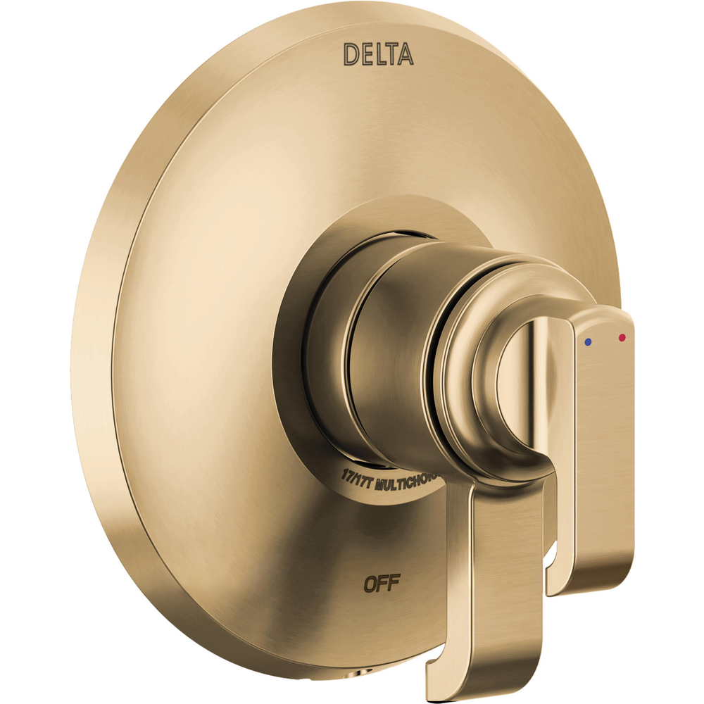 Delta T17089-CZ-PR Tetra 17 Series Valve Only Trim Lumicoat Champagne Bronze