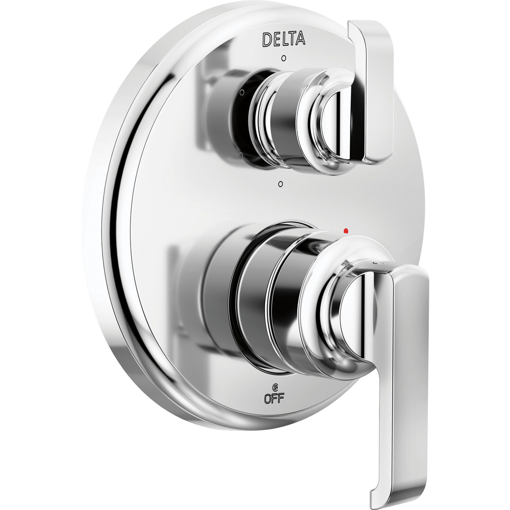 Delta T24989-PR Tetra 14 Series Integrated Diverter Trim 6-Setting Lumicoat Chrome