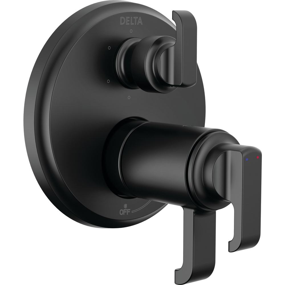 Delta T27T989-BL Tetra 17T Series Integrated Diverter Trim Matte Black