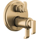 Delta T27T989-CZ-PR Tetra 17T Series Integrated Diverter Trim Lumicoat Champagne Bronze