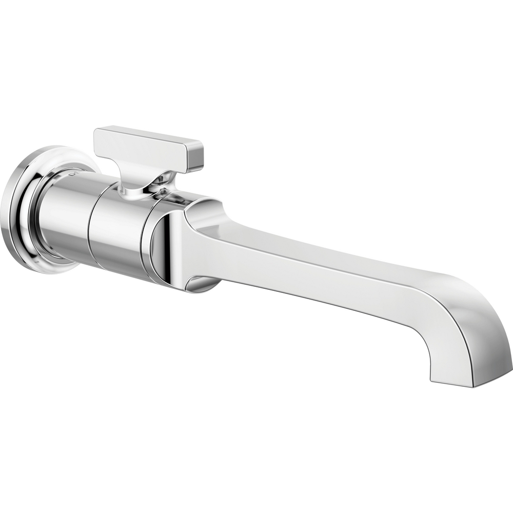 Delta T3589LF-PR-WL Tetra Single Handle Wall Mount Bathroom Faucet Lumicoat Chrome