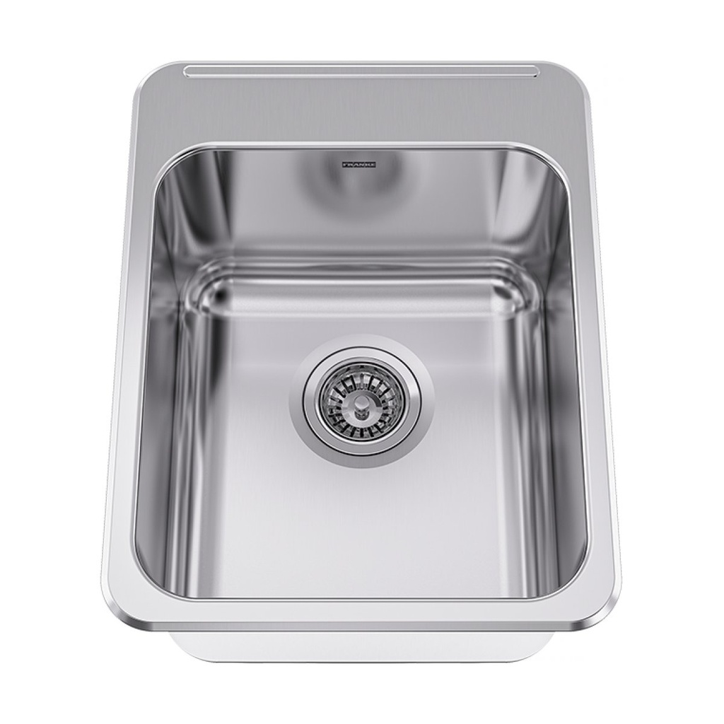 Franke LBS6410PCB-1-1 Topmount Single Bowl Sink With Ledge Stainless Steel