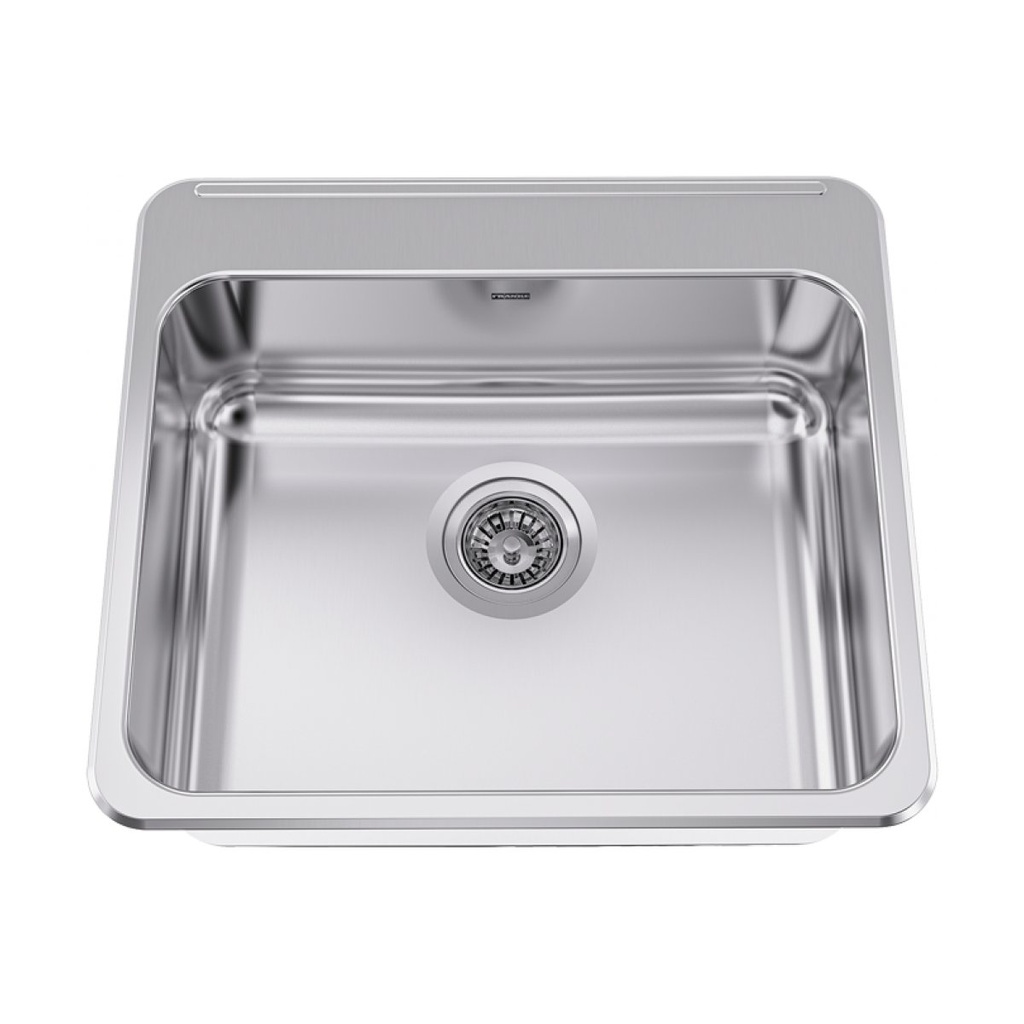 Franke LBS6108P-1-1 Single Bowl Sink With Ledge Stainless Steel