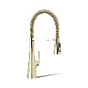 Kohler 22061-AF Graze Semi Professional Medium Kitchen Sink Faucet Vibrant French Gold