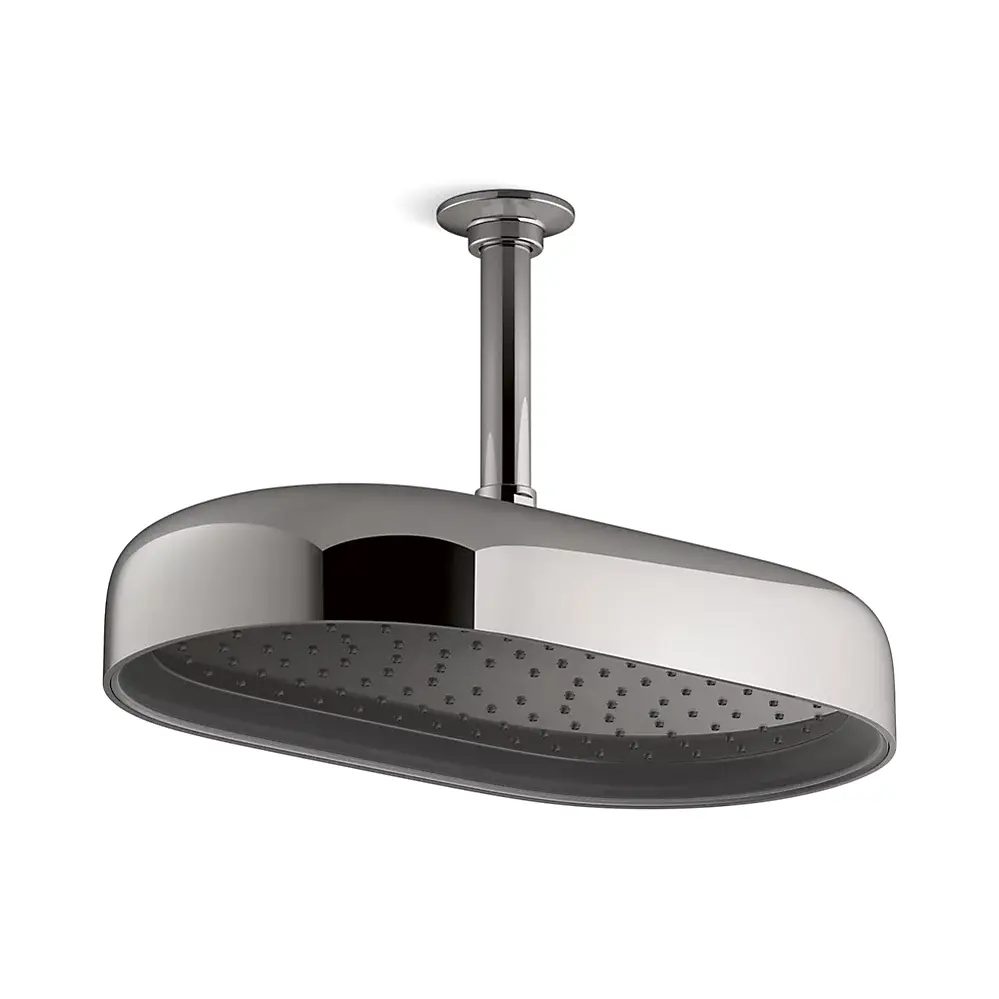 Kohler 26294-TT Statement Oblong 14" Single Function Rainhead Vibrant Titanium