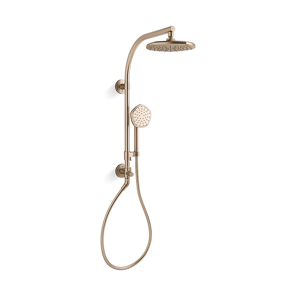 Kohler 27118-G-BV Occasion Hydrorail-R Set Shower Column Kit Vibrant Brushed Bronze