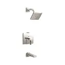 Kohler TS23502-4-SN Parallel Rite-Temp Bath and Shower Trim Kit Vibrant Polished Nickel