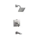 Kohler TS23502-4-TT Parallel Rite-Temp Bath and Shower Trim Kit Vibrant Titanium