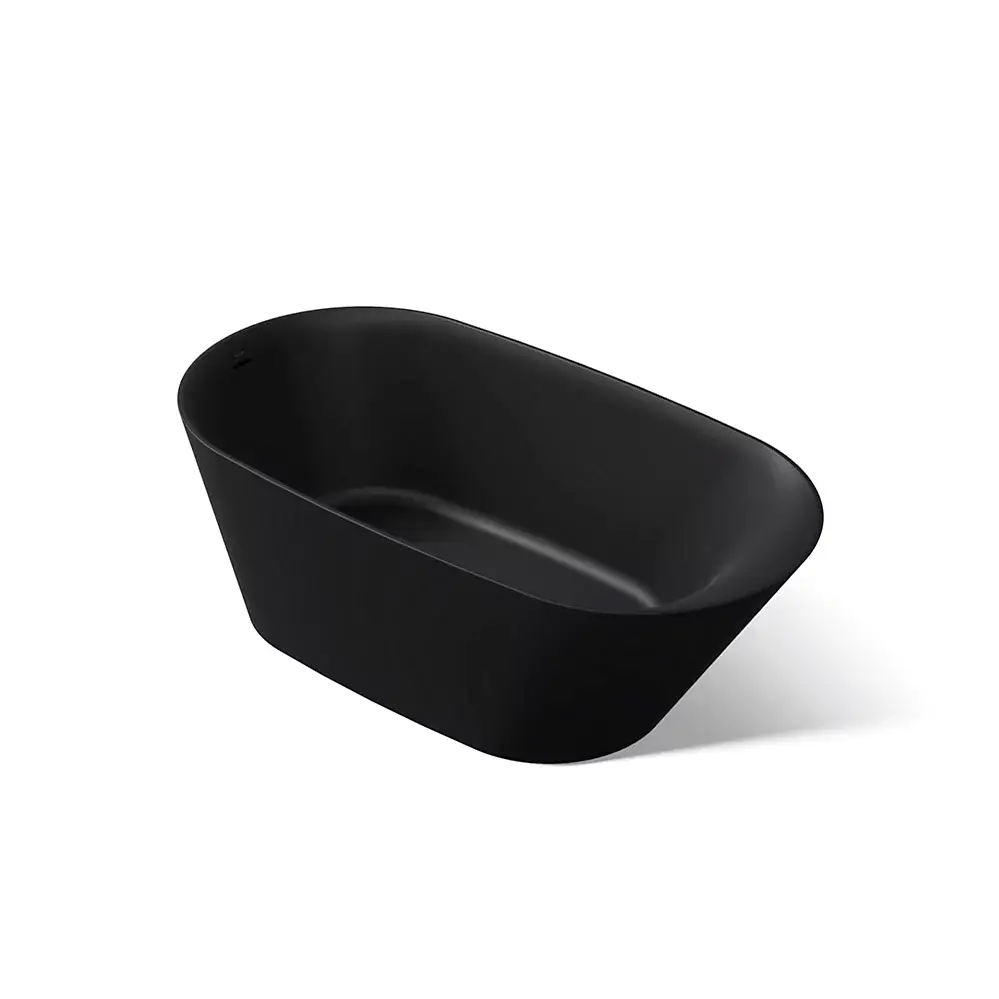 Kohler 21388-HB1 Brazn 66" x 35" Freestanding Bath Honed Black